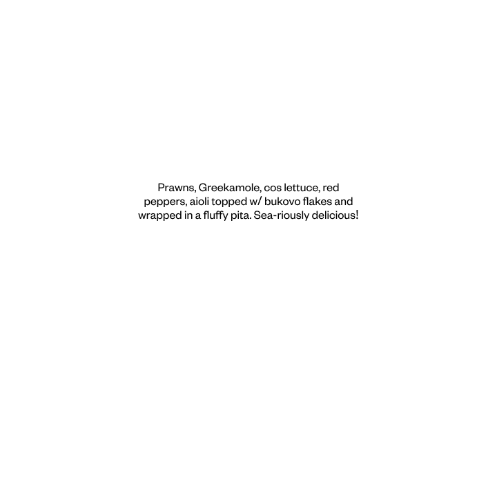 FOR A LIMITED TIME! Poseidon Pita Wrap