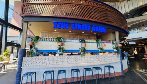 Store front of Zeus street greek carindale