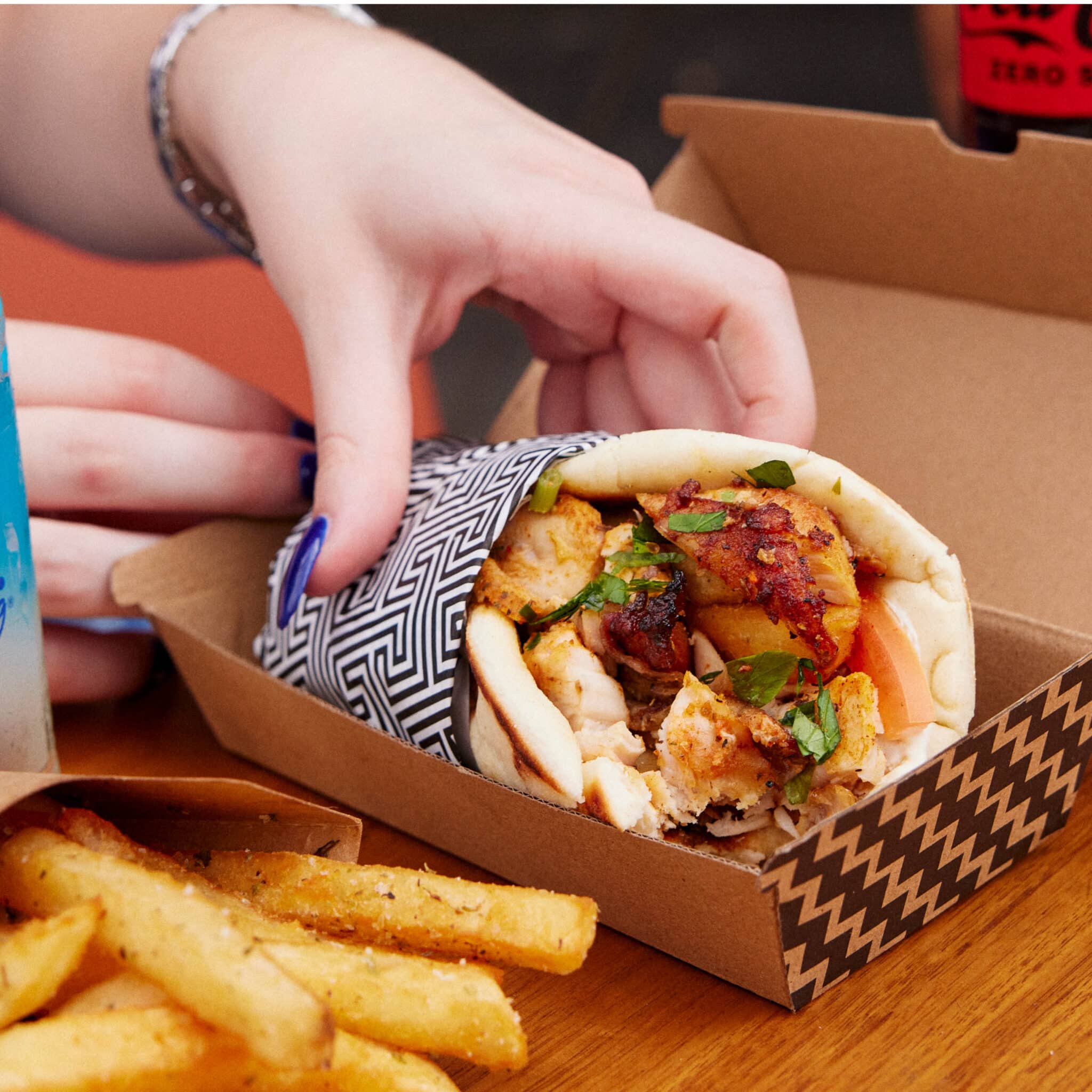 Shout Dad His Favourite Pita, On Us